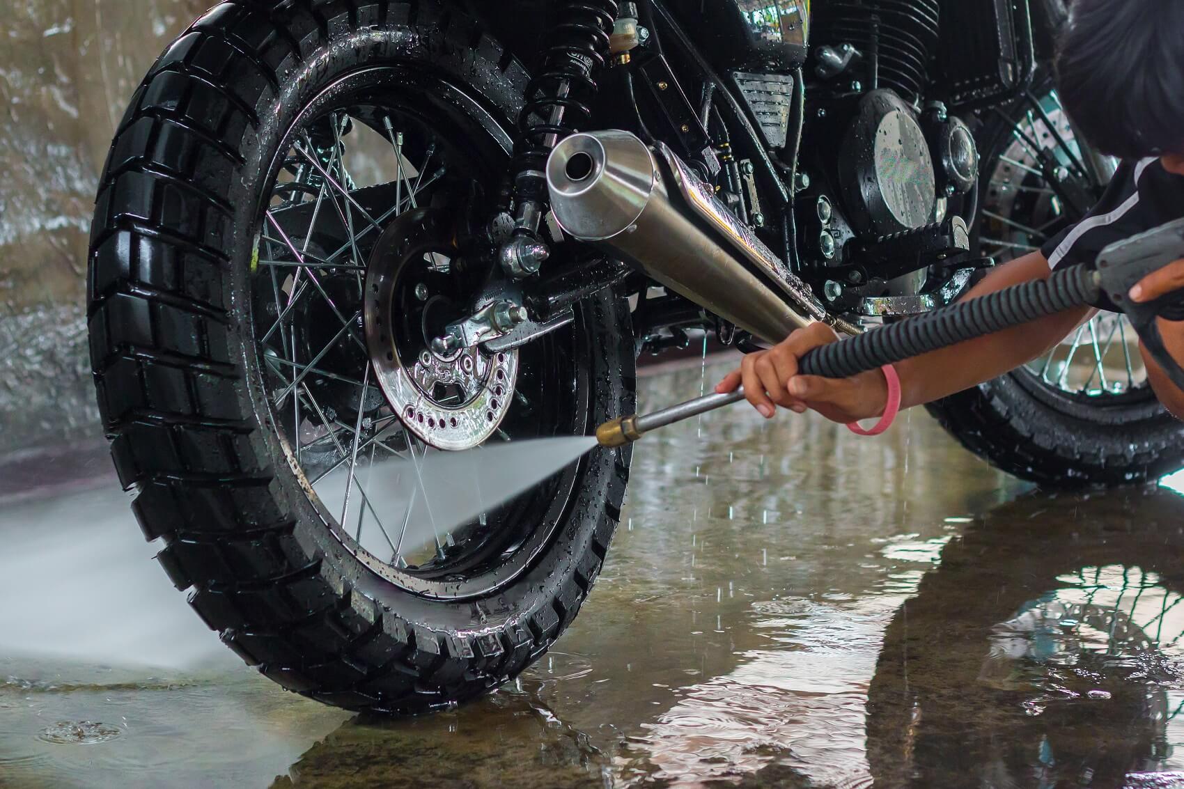Have Your Motorbike Washed 